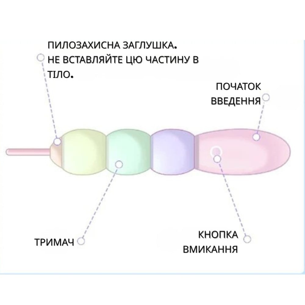 Разное - Вибратор конструктор BeYourLover Magic Candy трансформирующийся с виброяйца в вибратор 5
