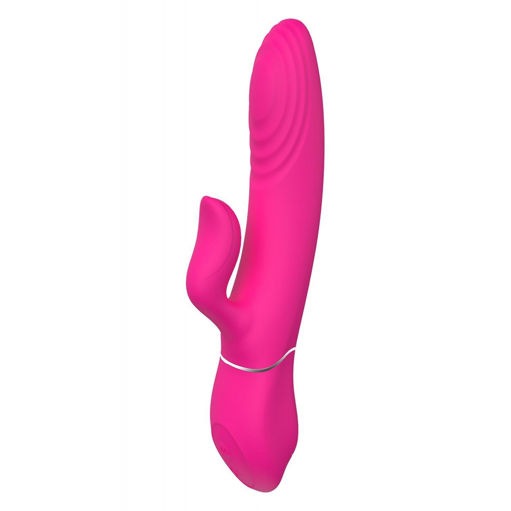  - Вибратор-кролик Dreamtoys Essentials Duo Thruster для клитора, розовый