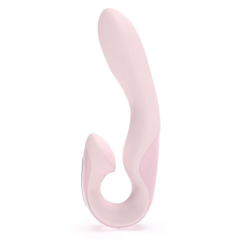 Секс игрушки - Вибратор-кролик Zini розовый, 19.5 х 3.5 см 4