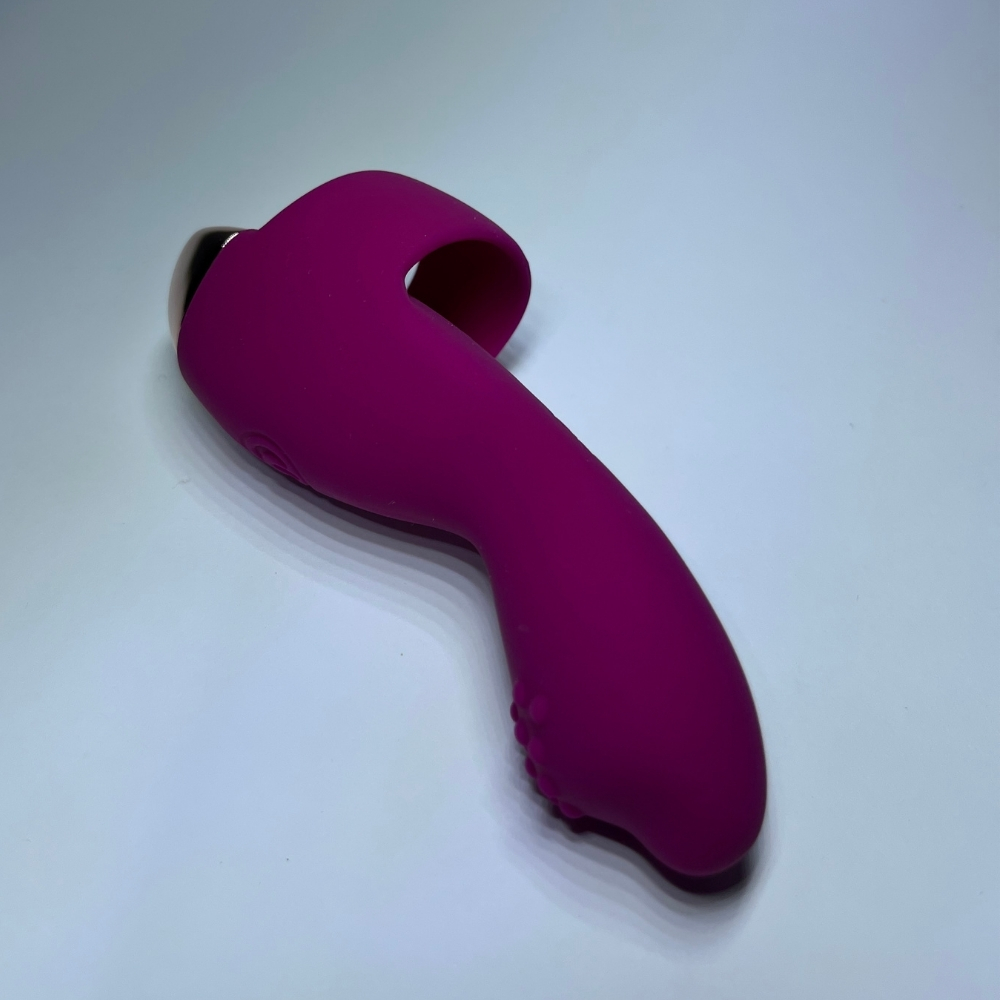 Вібропулі та міні-вібратори - Вібратор на палець Passion Play, 10 режимів вібрації, фіолетовий 4