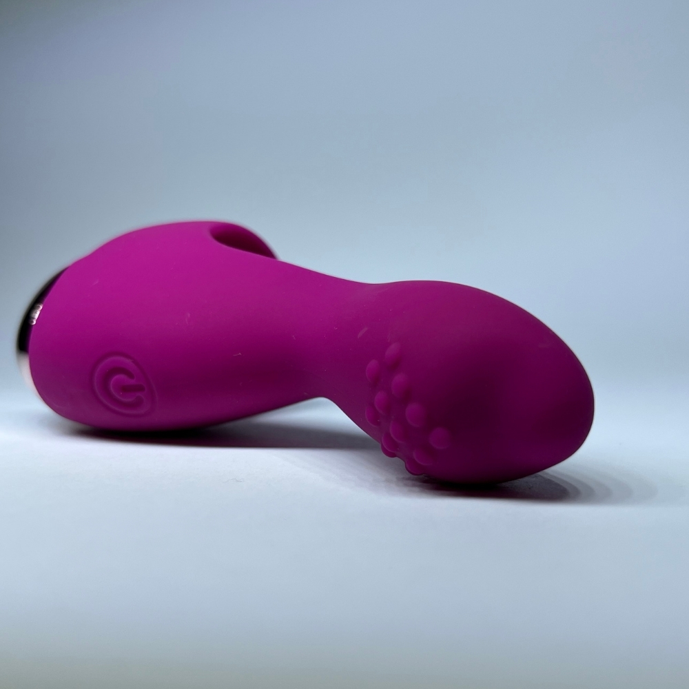 Вібропулі та міні-вібратори - Вібратор на палець Passion Play, 10 режимів вібрації, фіолетовий 6