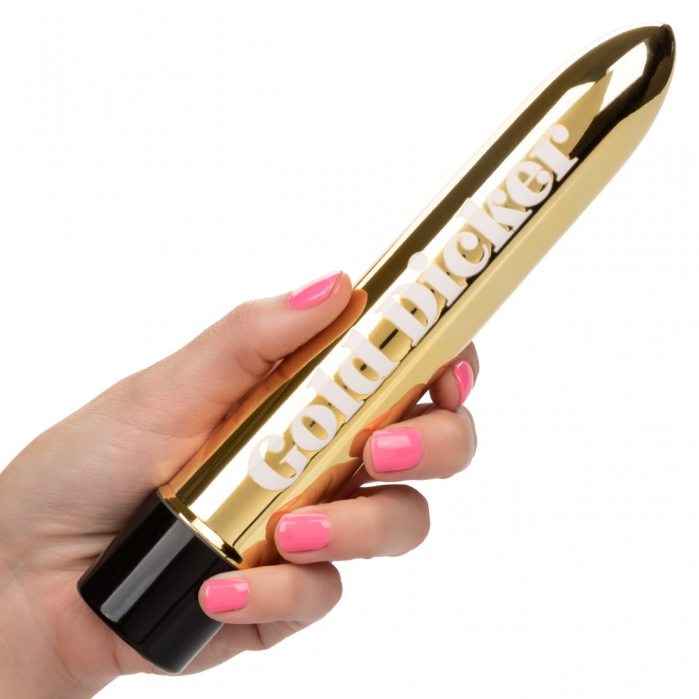 - Вибратор Naughty Bits Gold Dicker Vibe 5