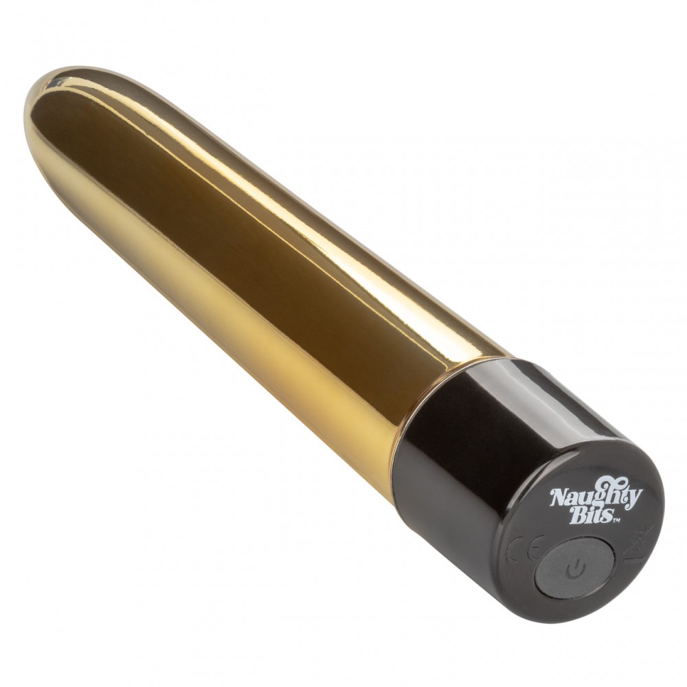- Вибратор Naughty Bits Gold Dicker Vibe 2
