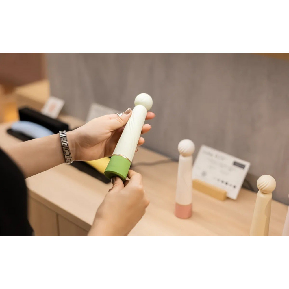 Різне - Вібратор рельєфний Iroha Minamo Tenga, медичний силікон, блакитний 8