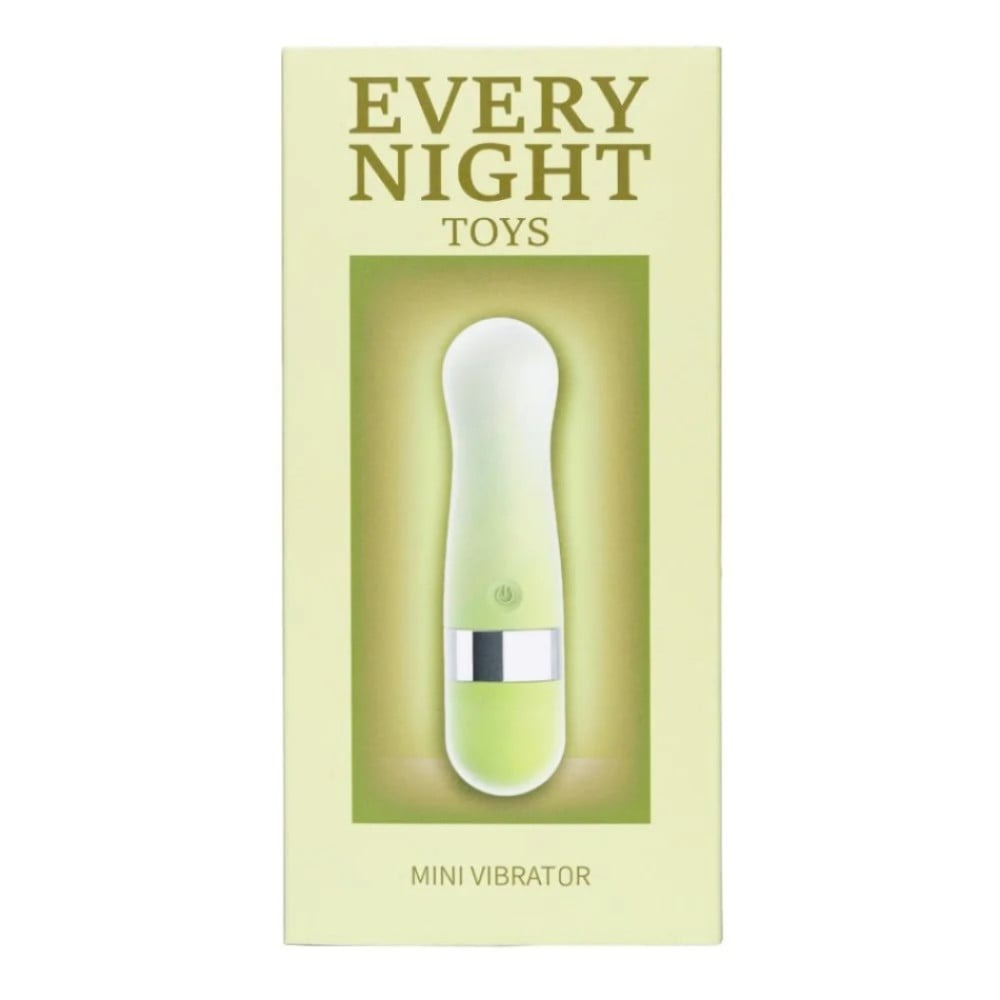 Різне - Віброкуля багатошвидкісна Every Night Toys з 10 режимами вібрації, зелений градієнт 5