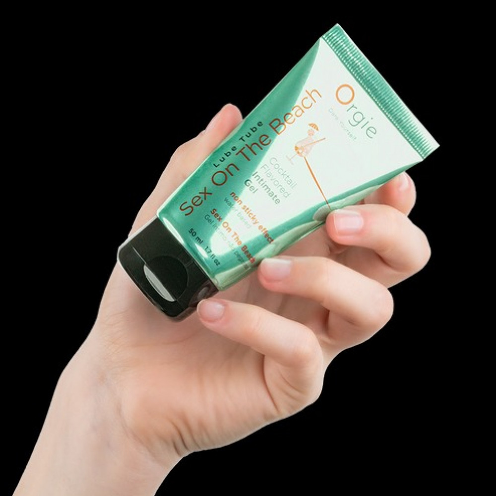Разное - Съедобный лубрикант со вкусом коктейля СЕКС НА ПЛЯЖЕ Orgie Cocktail Flavored на водной основе, 50 мл 4