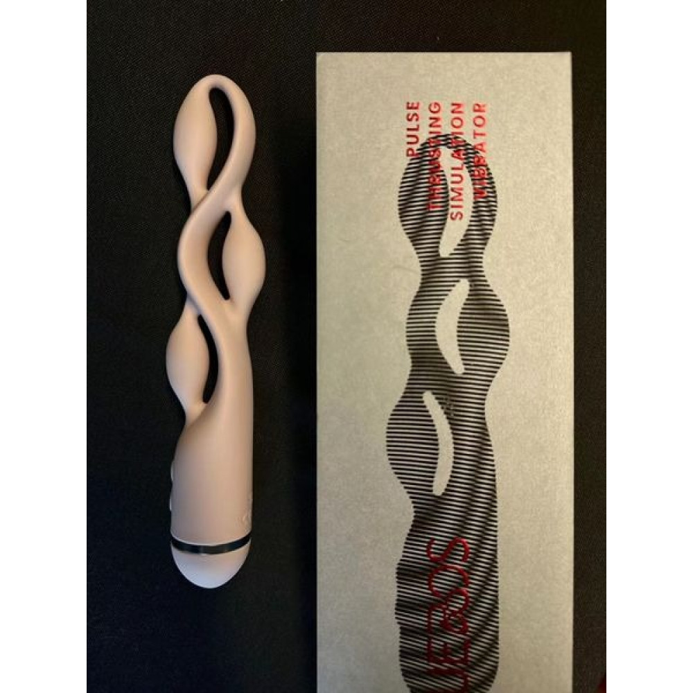 Різне - Імпульсний вібратор з ефектом пульсації UPKO UEROS для тривимірної стимуляції, рожевий 2