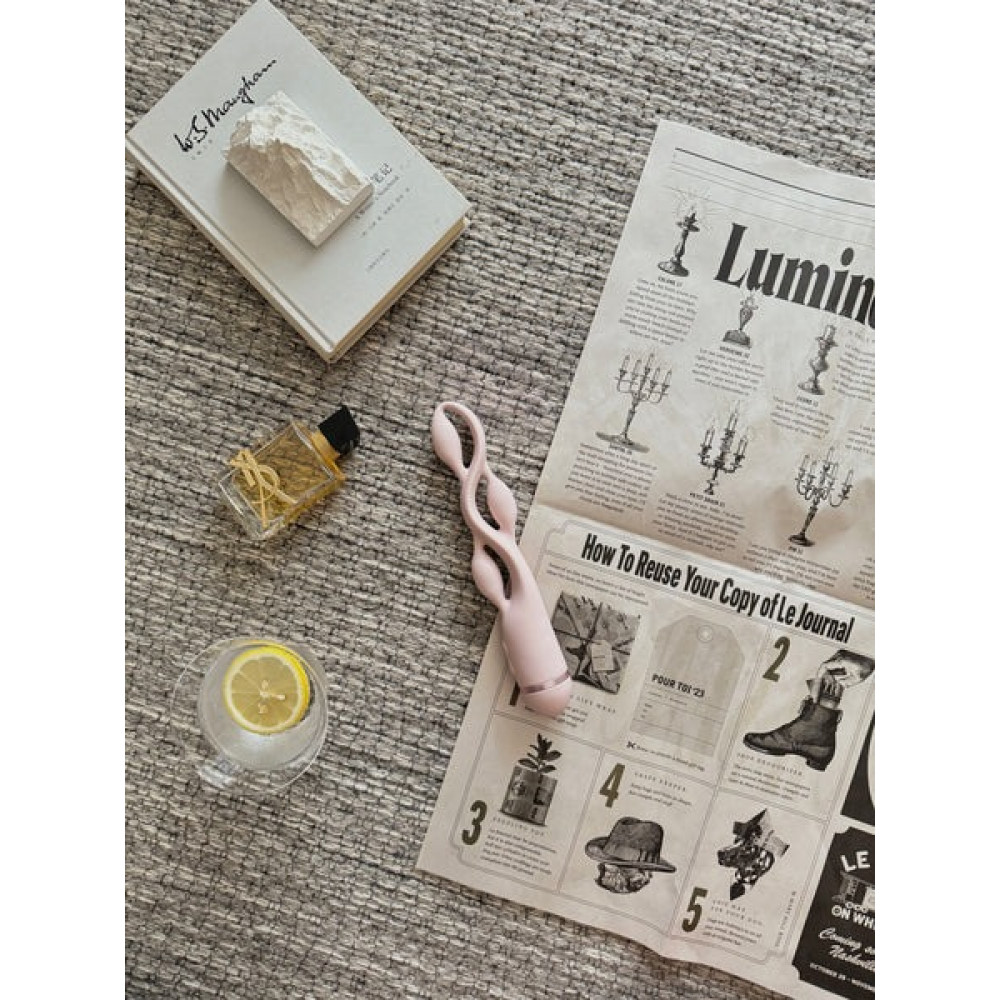 Різне - Імпульсний вібратор з ефектом пульсації UPKO UEROS для тривимірної стимуляції, рожевий 1