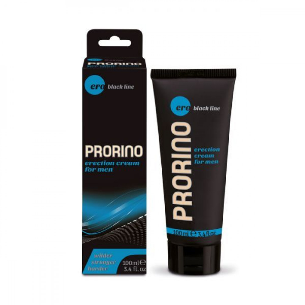 Мужские возбудители - Возбуждающий крем для мужчин ERO PRORINO Black Line Erection Cream, 100 мл