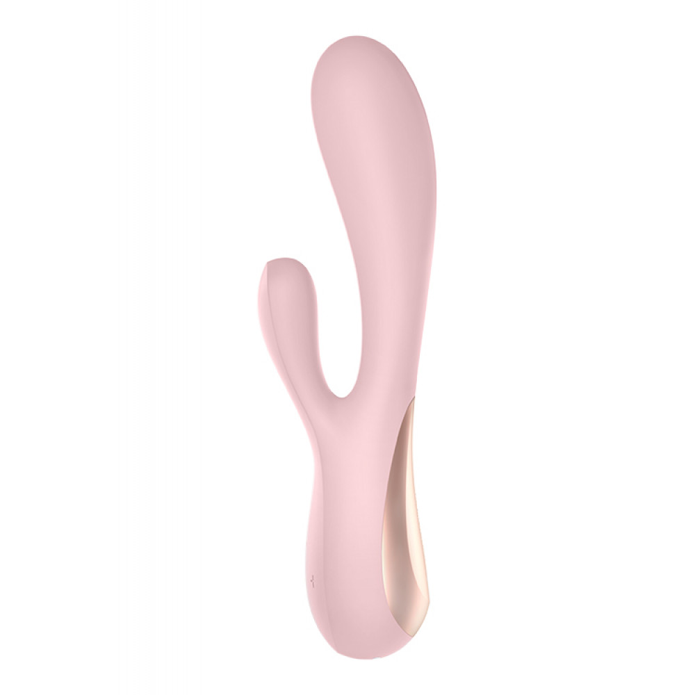 Двойной вибратор - T360124 Вибромассажер кролик SATISFYER MONOFLEX PINK 1