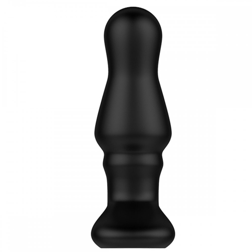 Секс игрушки - Анальная пробка с вибрацией и накачкой Bolster Nexus, силиконовая, черная, 12 х 4 см 3