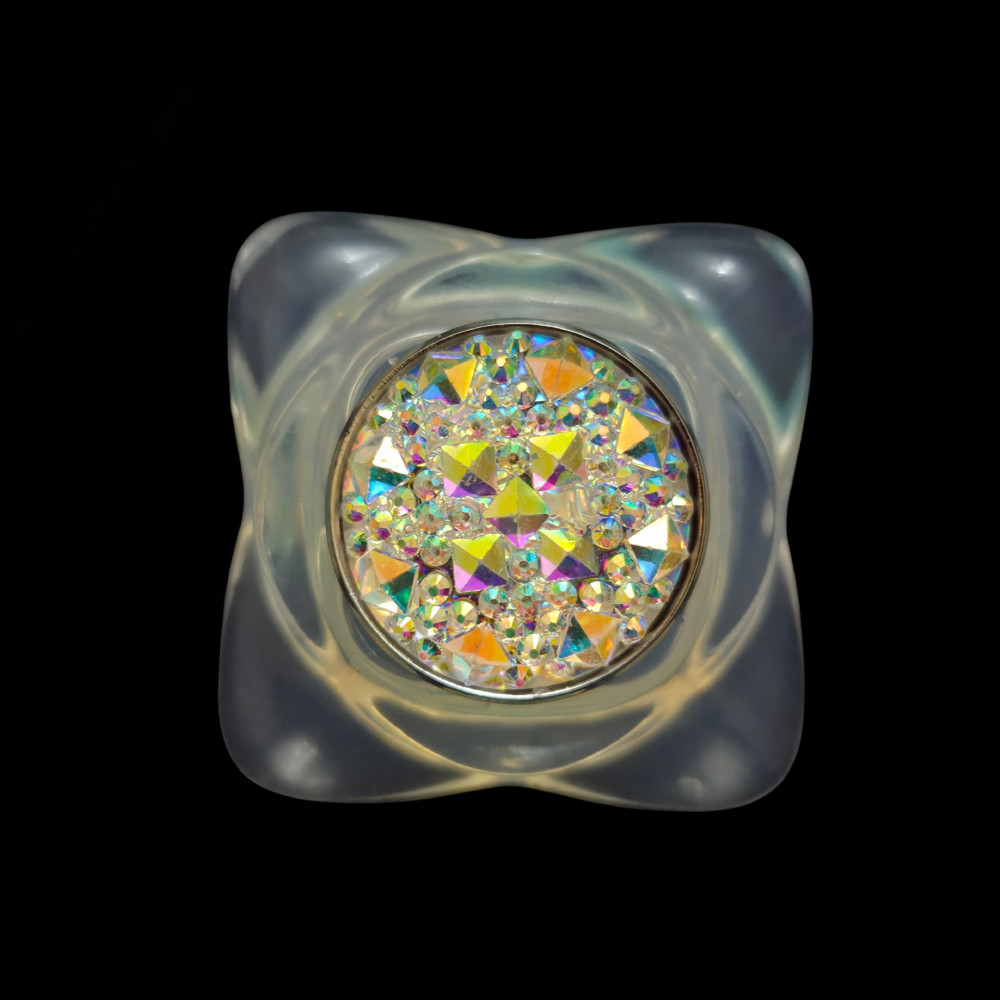 Анальные игрушки без вибрации - Анальная пробка сердечко UNIVIBE, силиконовая с камнем, зелёная, 7.8 х 2.8 см 7