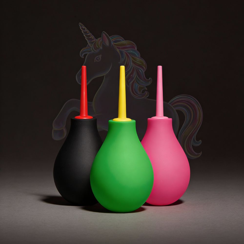 Анальные игрушки - Анальный душ UNIVIBE Black and Red 8