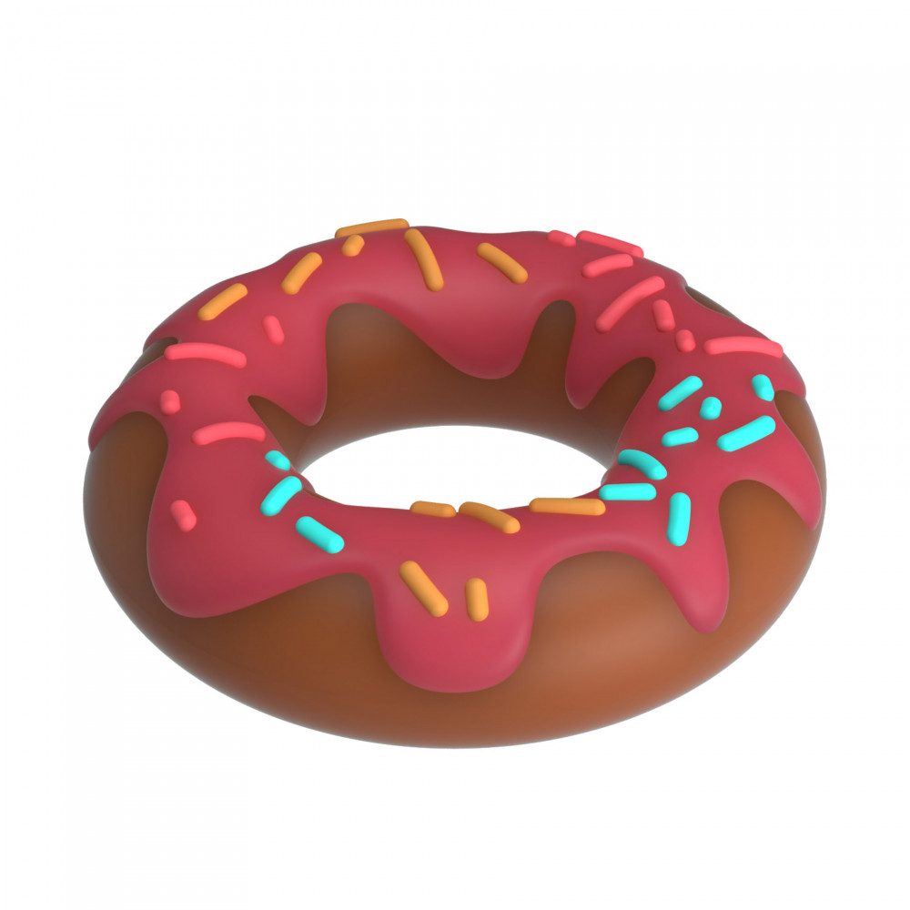  - Ерекційне кільце Crazy Bull - Berry Super Donut Silicone Cock Ring, BI-210344-1 3