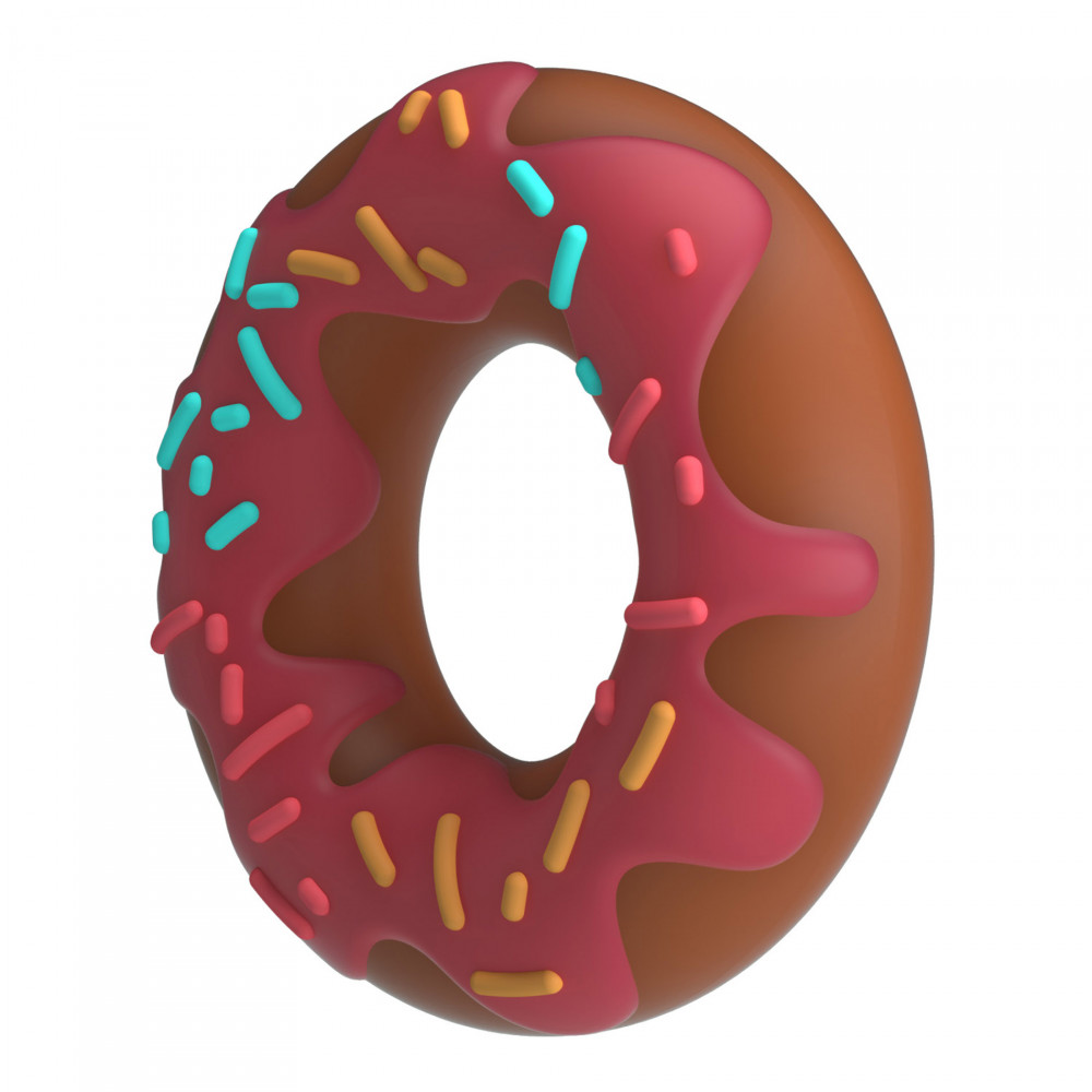  - Ерекційне кільце Crazy Bull - Berry Super Donut Silicone Cock Ring, BI-210344-1 2