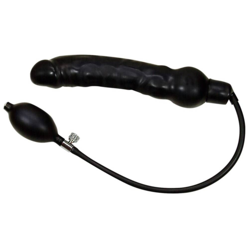 Секс игрушки - Фаллоимитатор реалистик с накачкой PL Blow me up Dildo черный, 25 х 4.2 см 3