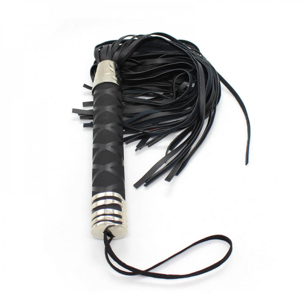 БДСМ игрушки - Флоггер DS Fetish Big flogger M black 3