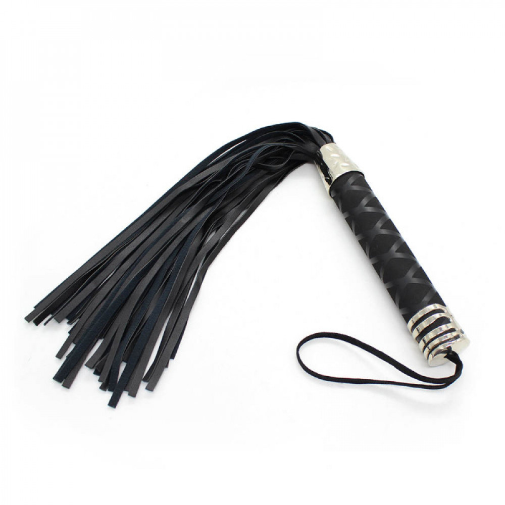 БДСМ игрушки - Флоггер DS Fetish Big flogger M black 2