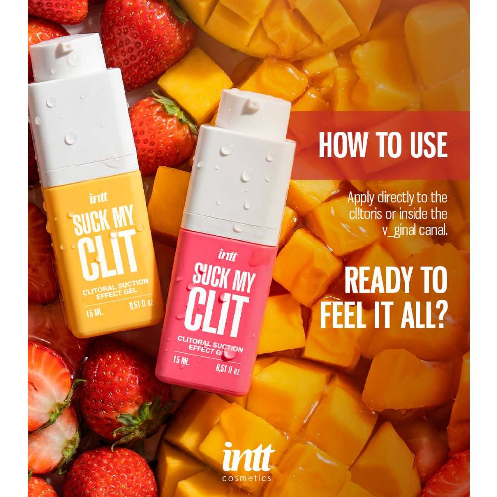 - Гель для кліторальної стимуляції Intt Suck My Clit Wild Tropical Mango, 15 мл 7