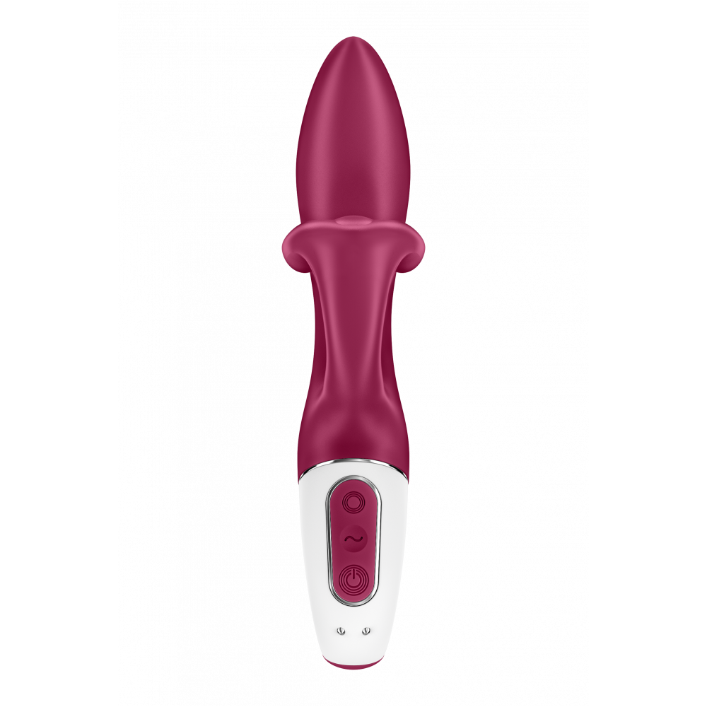 Разное - Гибкий двойной вибратор SATISFYER EMBRACE ME бордовый 4