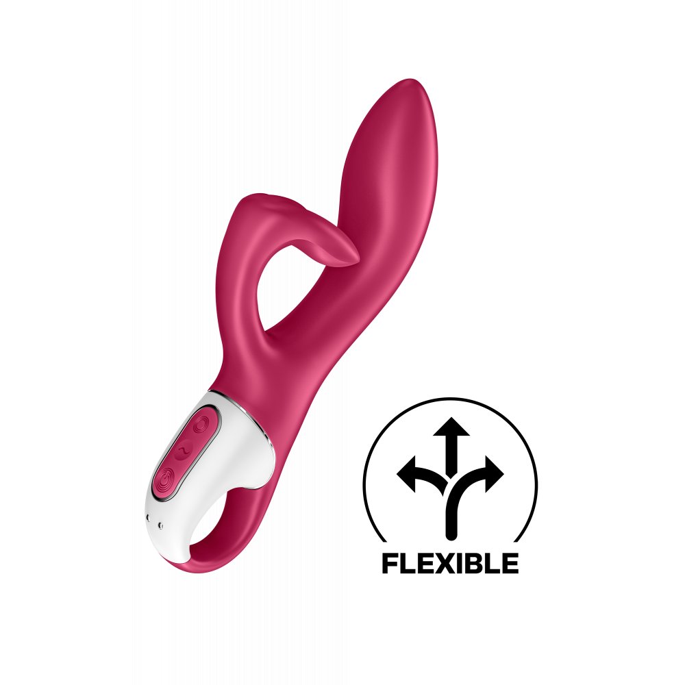 Разное - Гибкий двойной вибратор SATISFYER EMBRACE ME бордовый 6