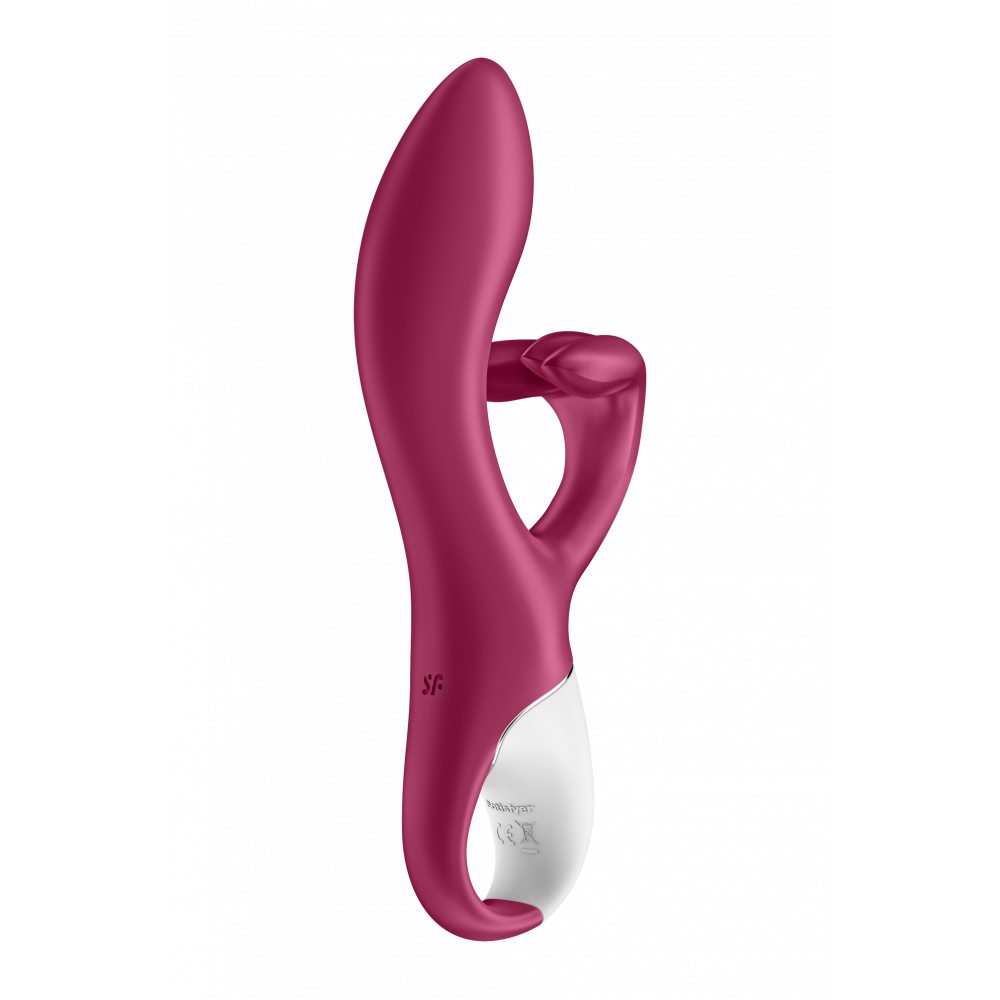 Разное - Гибкий двойной вибратор SATISFYER EMBRACE ME бордовый 3