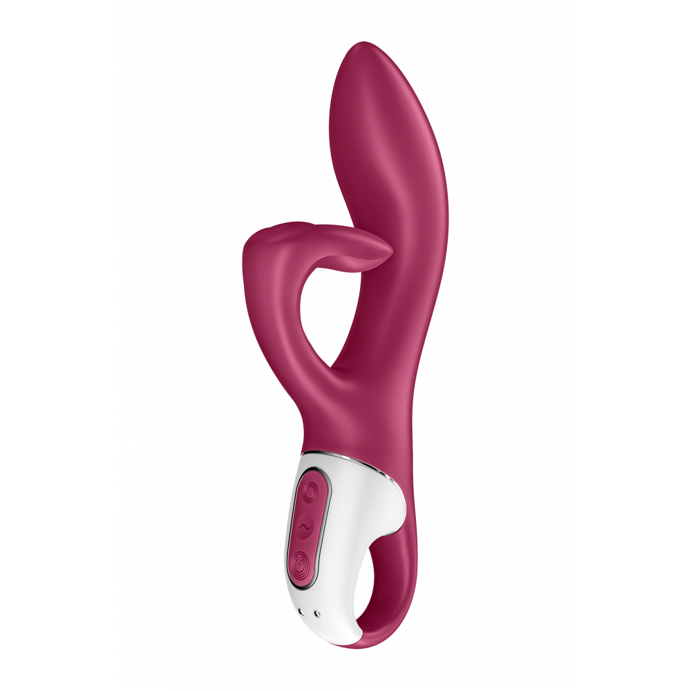 Разное - Гибкий двойной вибратор SATISFYER EMBRACE ME бордовый