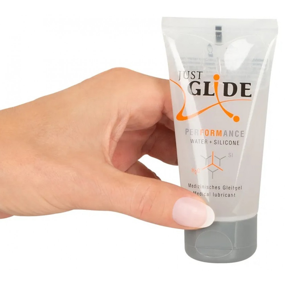  - Гибридный гель-лубрикант Just Glide Performance, 50 ml 2