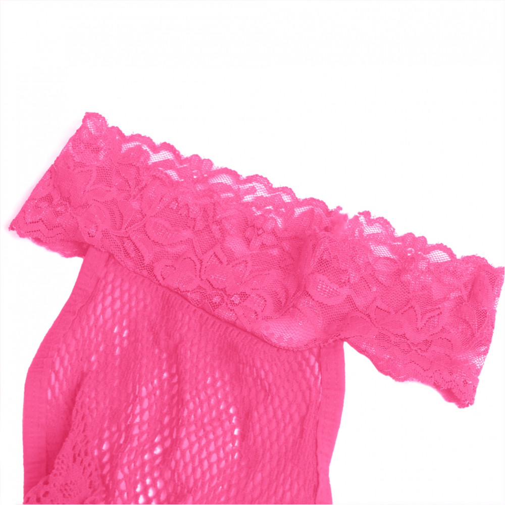 Різне - Комбінезон мереживний Star Night у сіточку, рожевий, XS-M 5