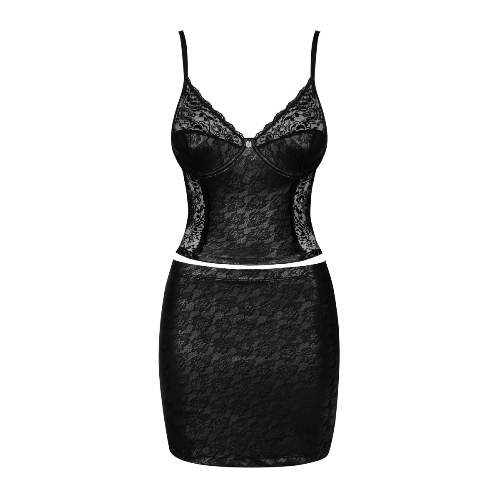 Разное - Комплект Obsessive Felisita корсет и юбка S/M 4