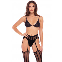 Комплект STRAIGHT UP 3 PC GARTER SET BLACK, S/M