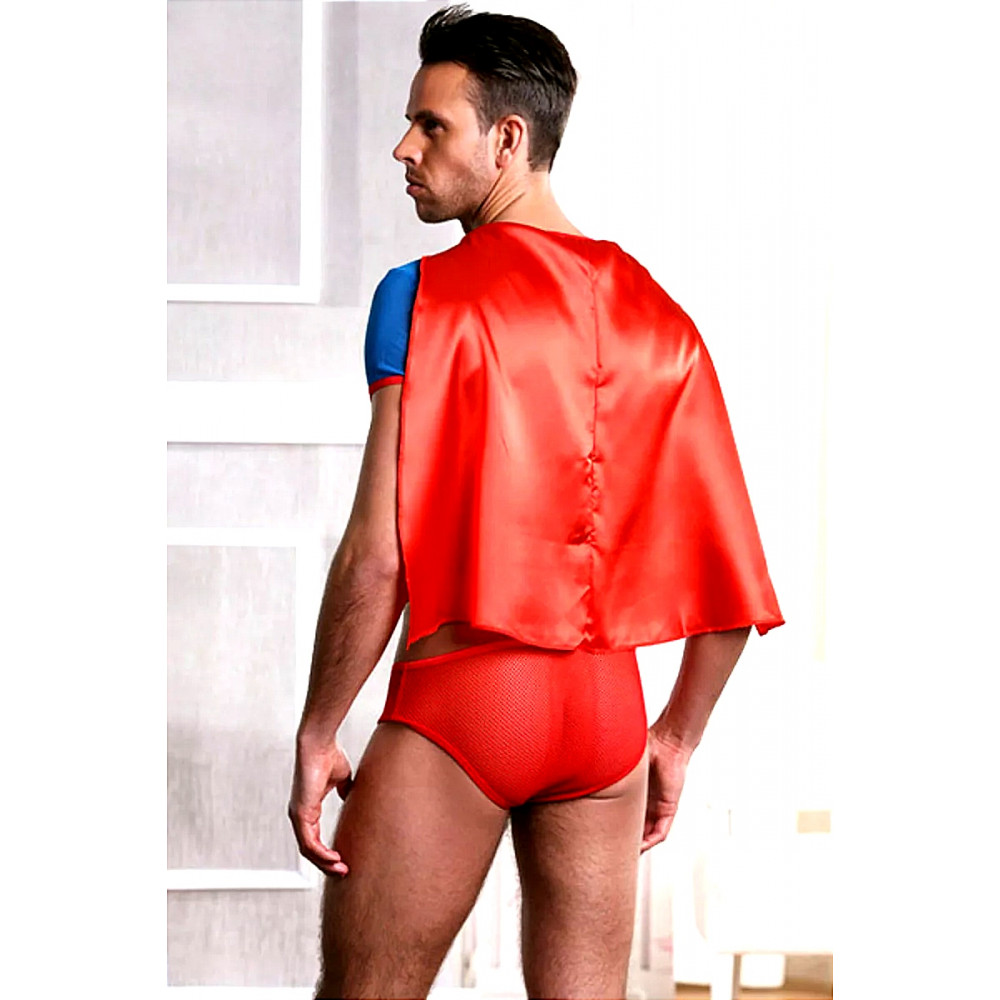  - Чоловічий еротичний костюм Sunspice Супермена, O/S 1