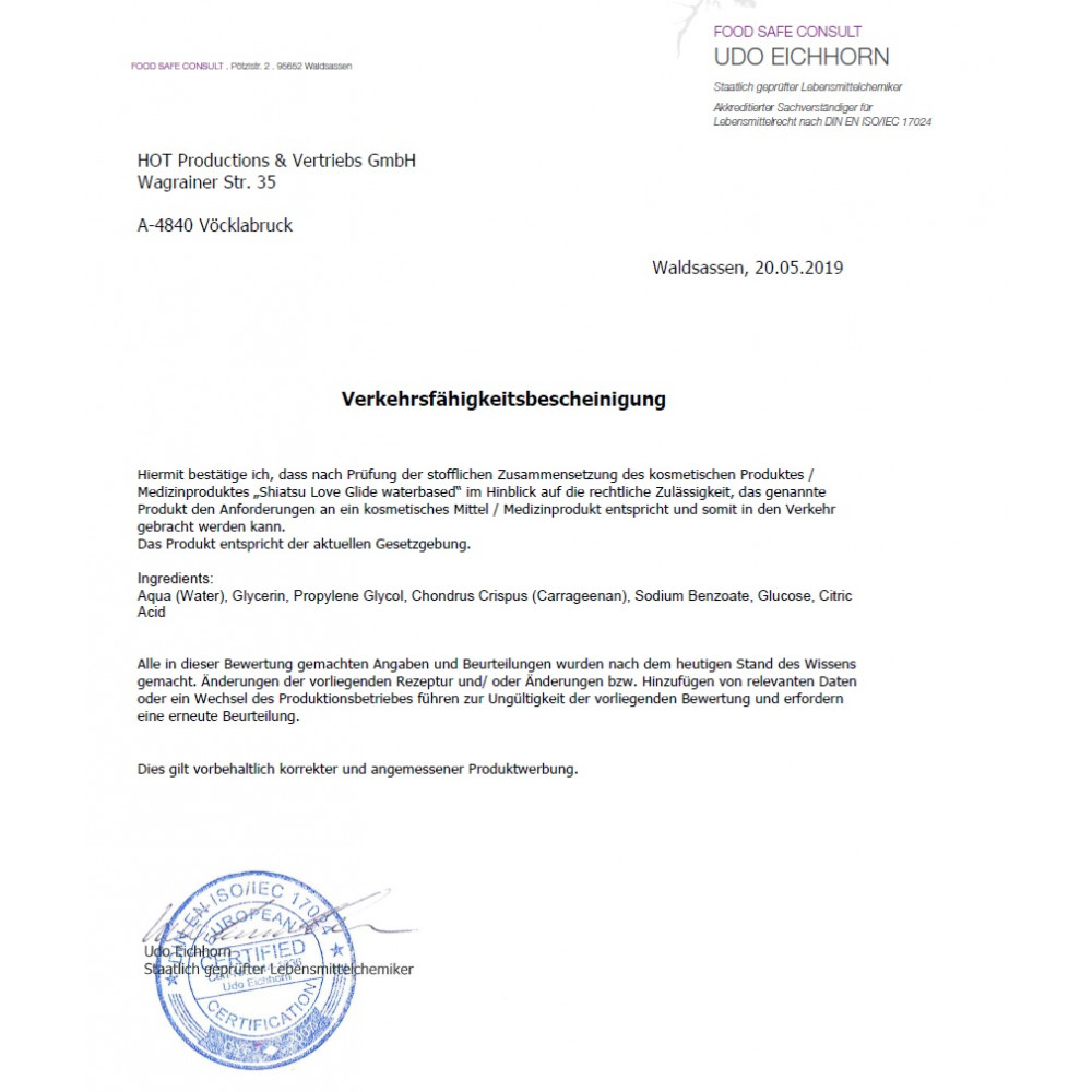  - Лубрикант на водній основі SHIATSU Love Glide, 50 мл 3