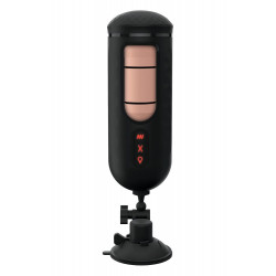 Мастурбатор с вибро Pipedream PDX Elite Vibrating Mega Milker черный, 23.9 см