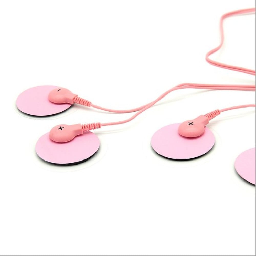  - Набір електростимуляторів Romfun Shock Therapy пульт із 4 шт. липучок, рожевий 2