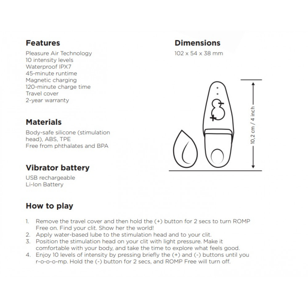 Різне - Набір секс-іграшок для пари Romp Pleasure, 3 іграшки 13