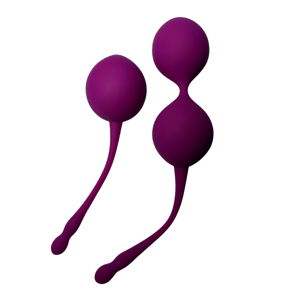Вагинальные шарики и тренажеры - Набор вагинальных шариков Passion Play для упражнений Кегеля, 2 шт
