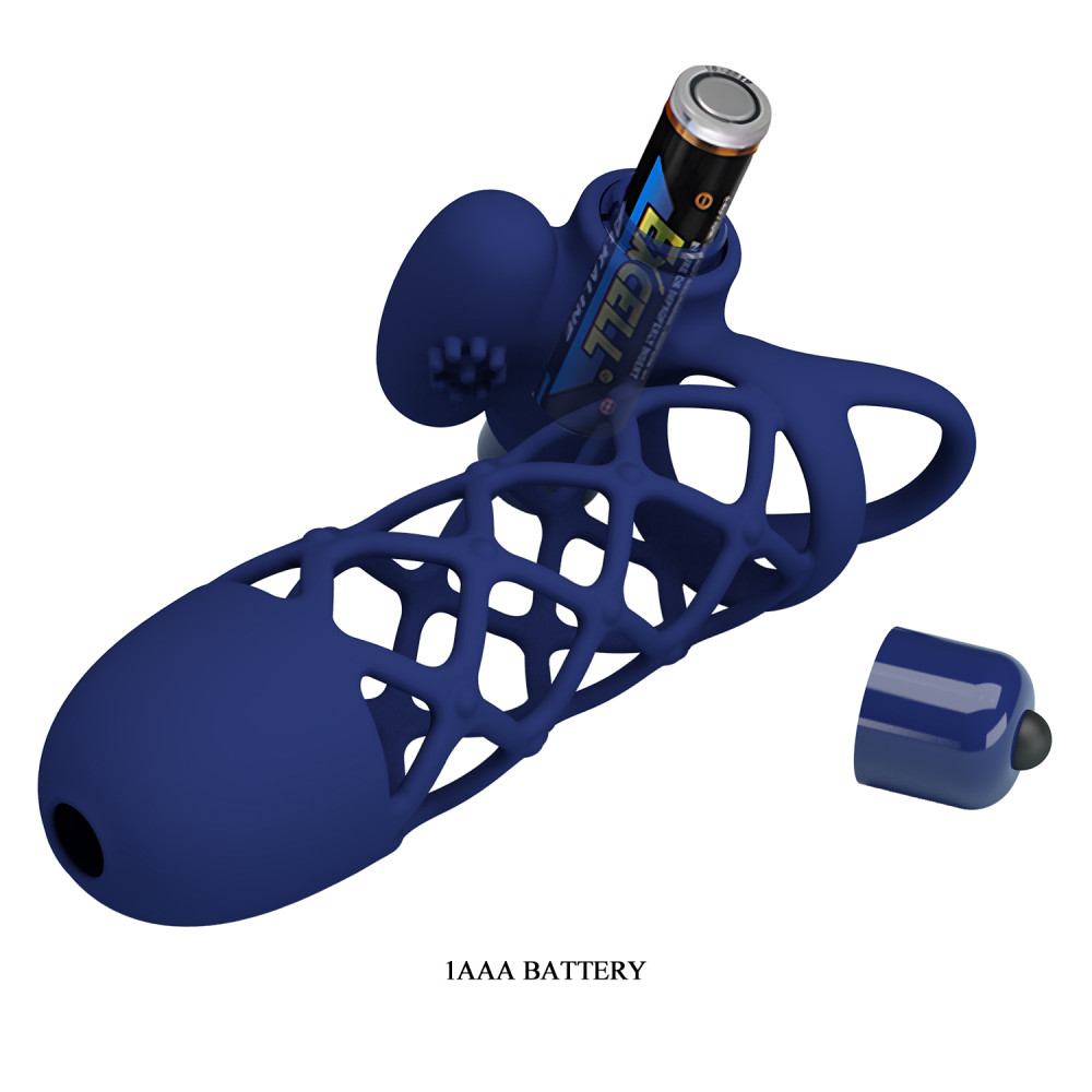 Різне - Насадка з вібрацією Pretty Love - Powerful ring, 10 vibration functions, BI-026236-3 3