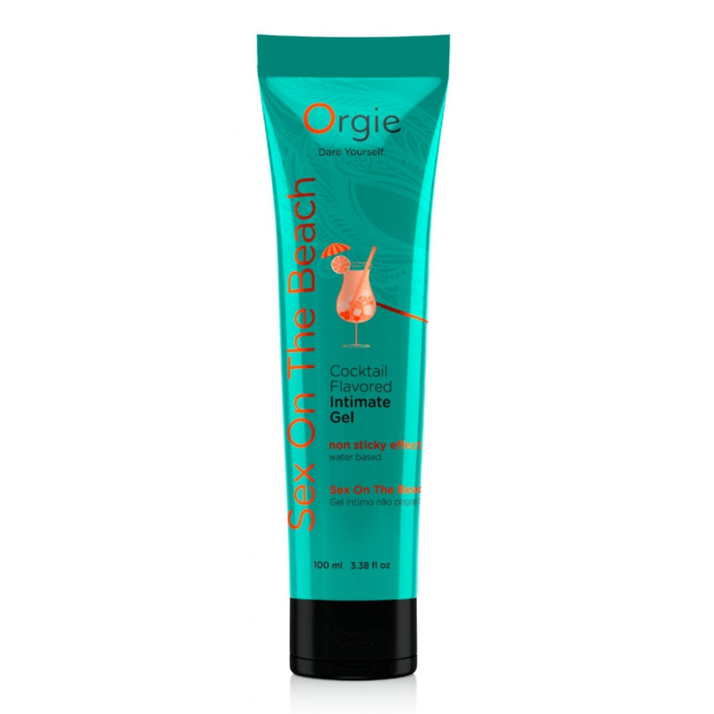 Разное - Оральный лубрикант Orgie Cocktail Flavored Intimate Gel - Sex On The Beach, 100 ml