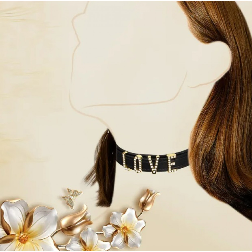  - Нашийник з написом SMD, шкіра Lockink 4