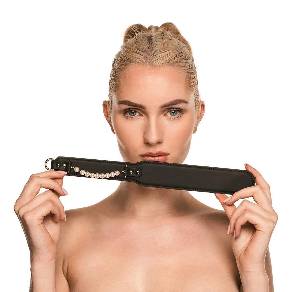  - Паддл Guilty Pleasure Pearl з перлами, чорно-золотий 5