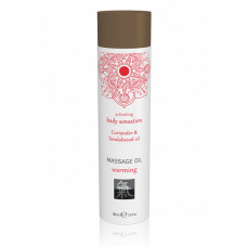 Разогревающее массажное масло SHIATSU warming Кориандр и Сандаловое дерево, 100 мл