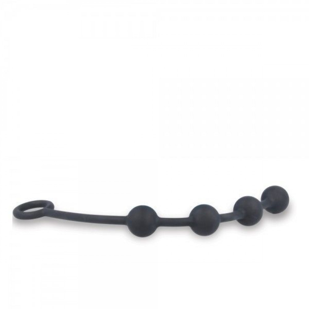 Анальные бусы и цепочки - Анальные шарики Nexus Excite Medium Anal Beads, силикон, макс. диаметр 2,5см 1