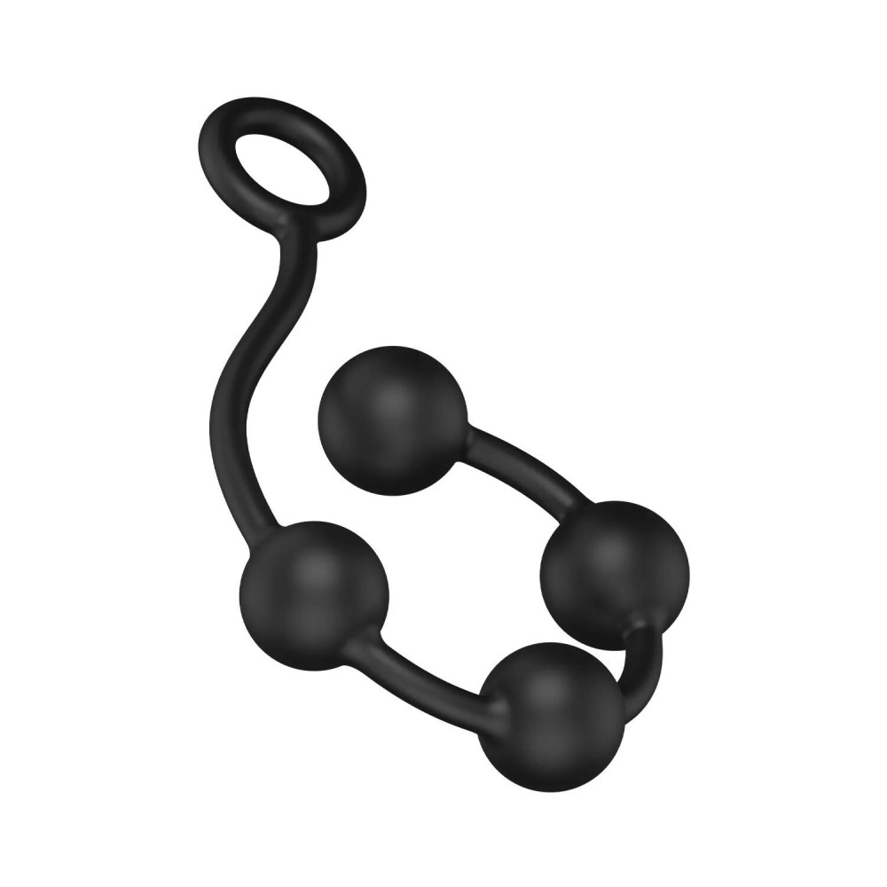 Анальні іграшки без вібрації - Анальні кульки Nexus Excite Medium Anal Beads, силікон, макс. діаметр 2,5 см 1