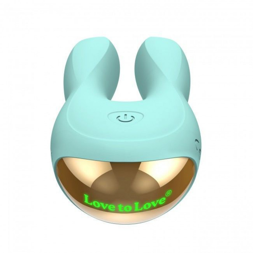Клиторальный вибратор - Вибратор-кролик Love To Love Hear Me Menthe с двумя моторчиками и разноцветной LED-подсветкой 2