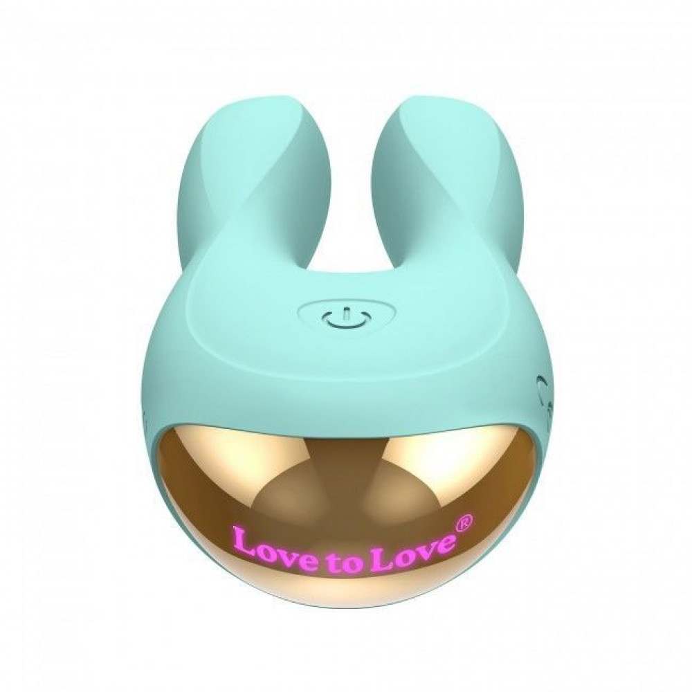 Клиторальный вибратор - Вибратор-кролик Love To Love Hear Me Menthe с двумя моторчиками и разноцветной LED-подсветкой 4