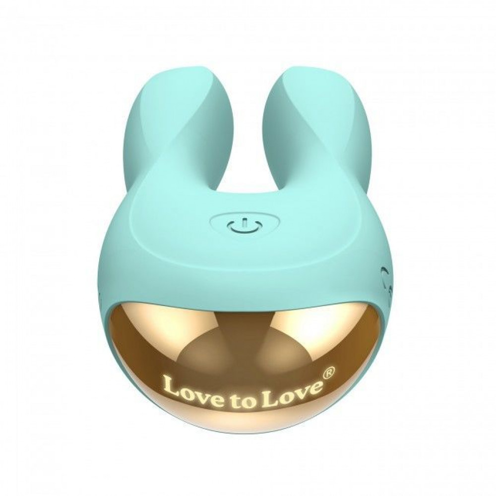 Клиторальный вибратор - Вибратор-кролик Love To Love Hear Me Menthe с двумя моторчиками и разноцветной LED-подсветкой 5