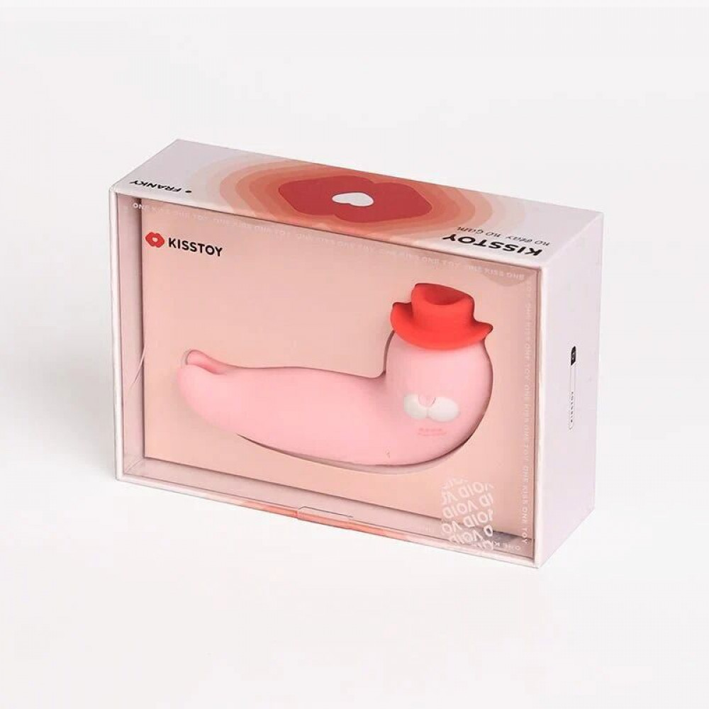 Вакуумный вибратор - Вакуумный вибратор KISSTOY Franky Pink 4