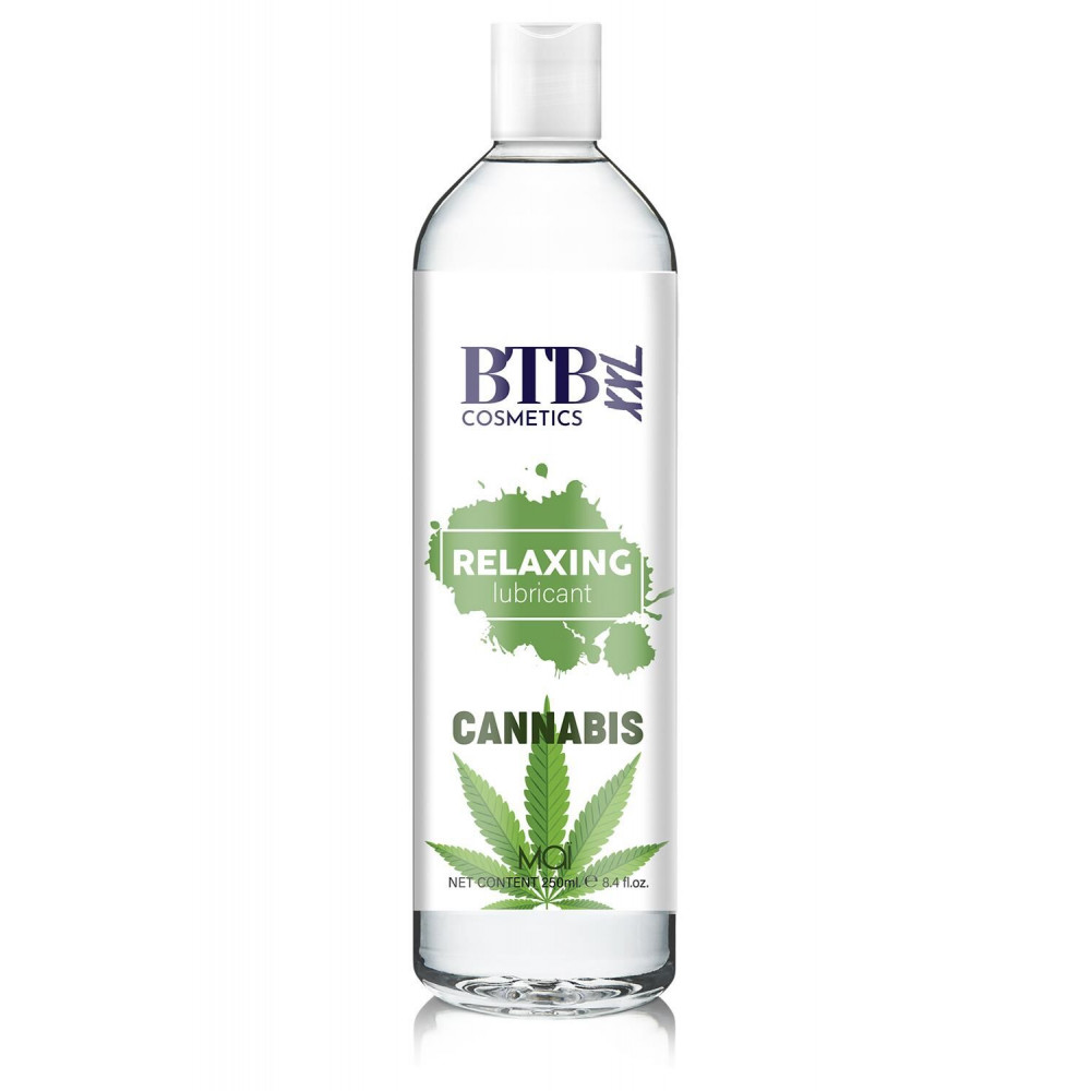 Смазка на водной основе - Смазка на гибридной основе BTB Relaxing Lubricant Cannabis (250 мл) 1