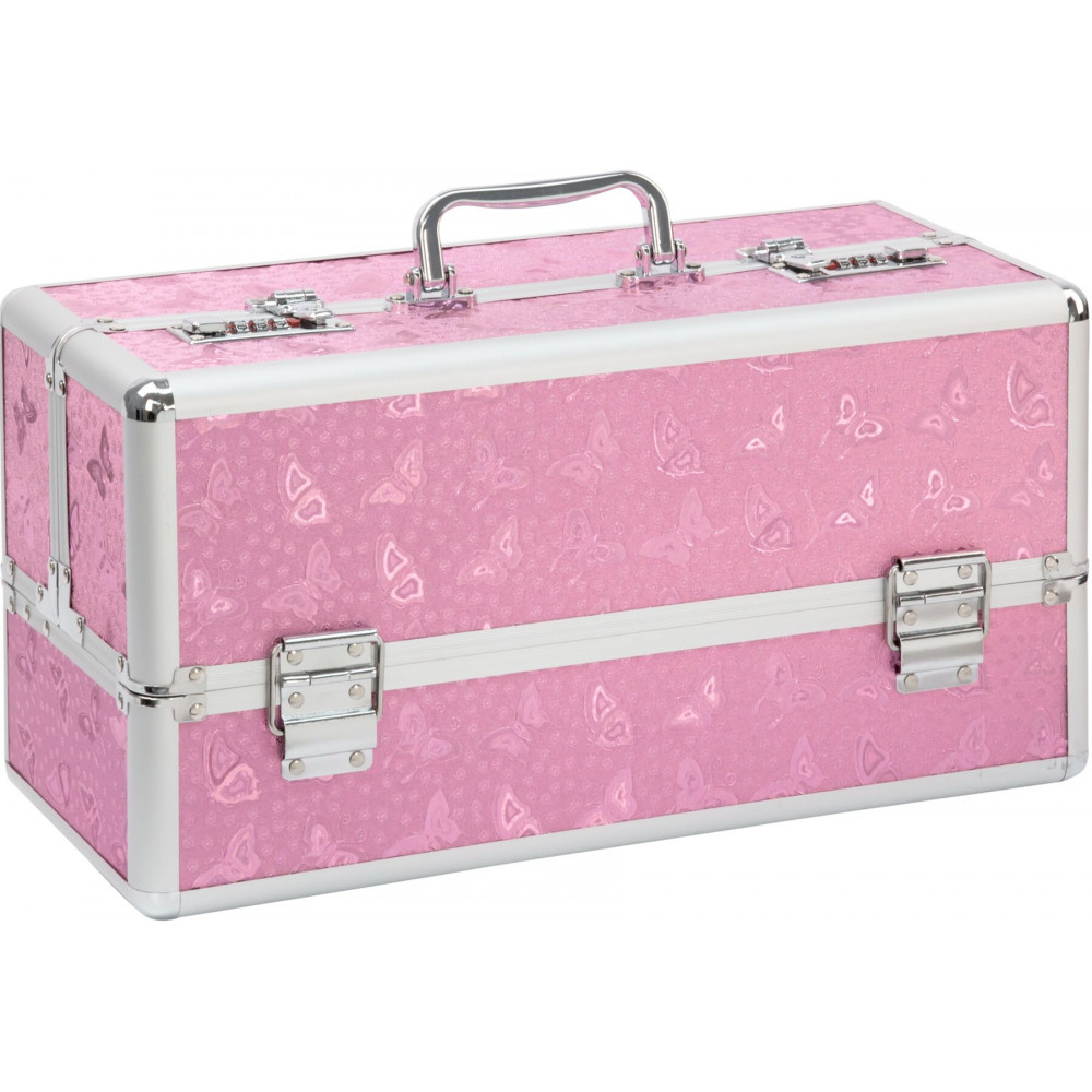  - Большой кейс для хранения секс-игрушек BMS Factory Large Lokable Vibrator Case Pink, кодовый замок